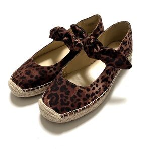 🤎Fall Vibes New! Jessica Simpson Leopard Print Espadrille Flats